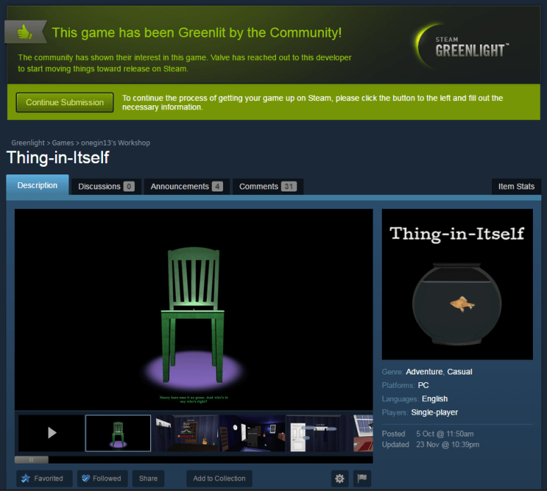 greenlit